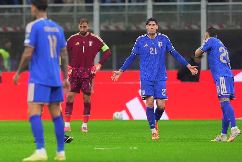 Football. FIFA World Cup Qualifiers. Italy - Norway. 16.11.2025
