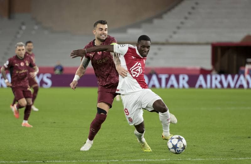 Football. UEFA Champions League. AS Monaco - Galatasaray. 09.12.2025