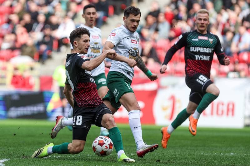 Football. Betclic I liga. GKS Tychy - Slask Wroclaw. 15.03.2026