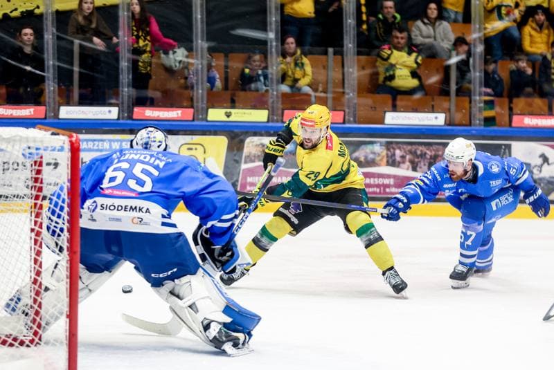Ice Hockey. Tauron Hokej Liga. GKS Katowice - KS Unia Oswiecim. 16.03.2026