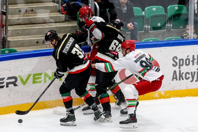 Ice Hockey. Tauron Hokej Liga. ECB Zaglebie Sosnowiec - GKS Tychy. 16.03.2026