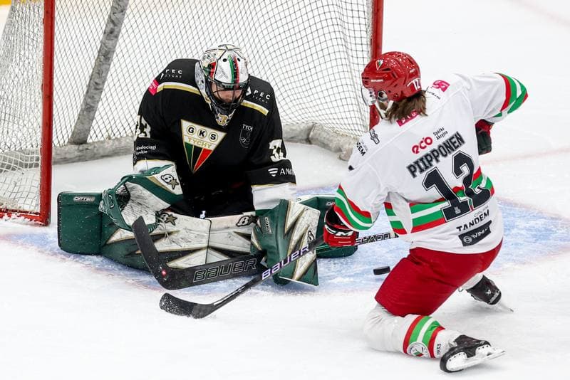 Ice Hockey. Tauron Hokej Liga. ECB Zaglebie Sosnowiec - GKS Tychy. 16.03.2026