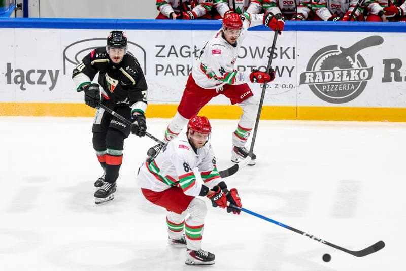 Ice Hockey. Tauron Hokej Liga. ECB Zaglebie Sosnowiec - GKS Tychy. 16.03.2026