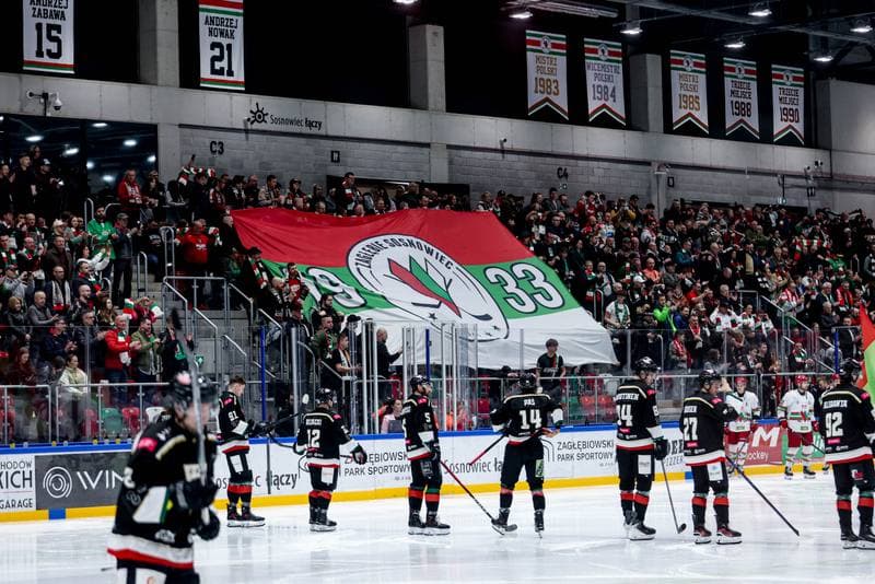 Ice Hockey. Tauron Hokej Liga. ECB Zaglebie Sosnowiec - GKS Tychy. 17.03.2026