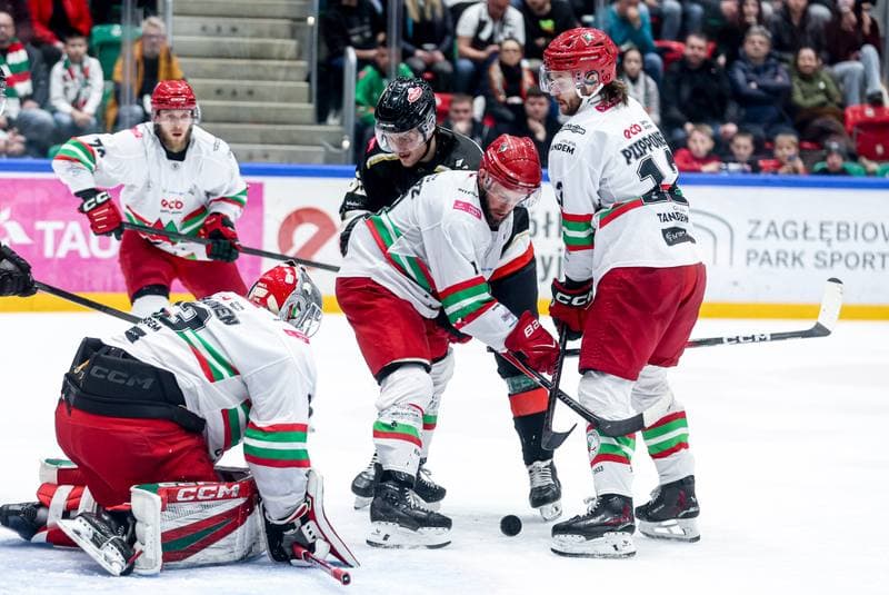 Ice Hockey. Tauron Hokej Liga. ECB Zaglebie Sosnowiec - GKS Tychy. 17.03.2026