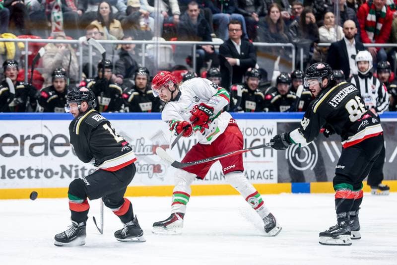 Ice Hockey. Tauron Hokej Liga. ECB Zaglebie Sosnowiec - GKS Tychy. 17.03.2026