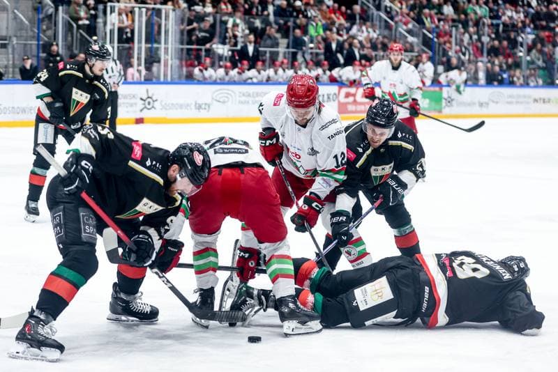 Ice Hockey. Tauron Hokej Liga. ECB Zaglebie Sosnowiec - GKS Tychy. 17.03.2026