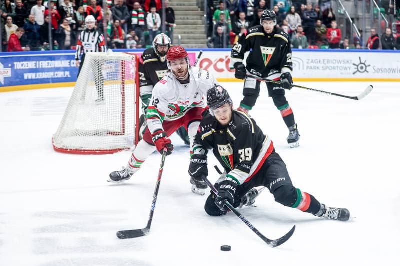 Ice Hockey. Tauron Hokej Liga. ECB Zaglebie Sosnowiec - GKS Tychy. 17.03.2026