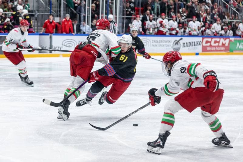 Ice Hockey. Tauron Hokej Liga. ECB Zaglebie Sosnowiec - BS Polonia Bytom. 01.03.2026