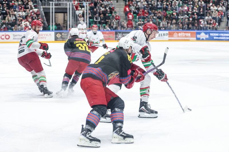 Ice Hockey. Tauron Hokej Liga. ECB Zaglebie Sosnowiec - BS Polonia Bytom. 01.03.2026