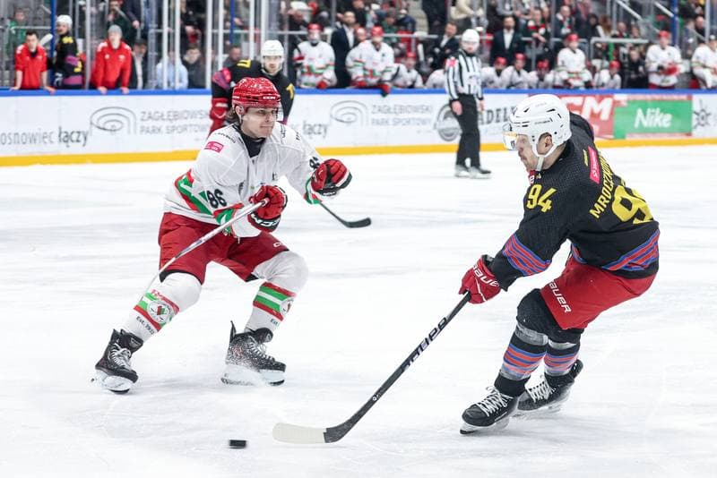Ice Hockey. Tauron Hokej Liga. ECB Zaglebie Sosnowiec - BS Polonia Bytom. 01.03.2026