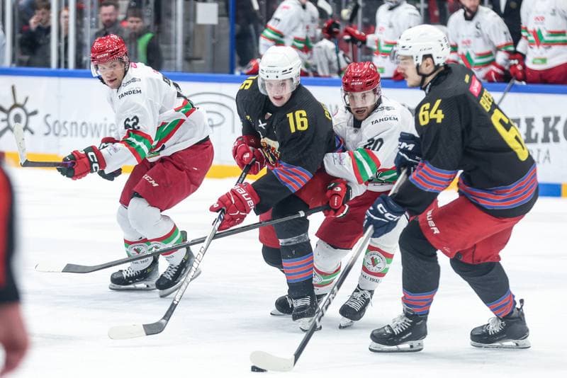 Ice Hockey. Tauron Hokej Liga. ECB Zaglebie Sosnowiec - BS Polonia Bytom. 01.03.2026