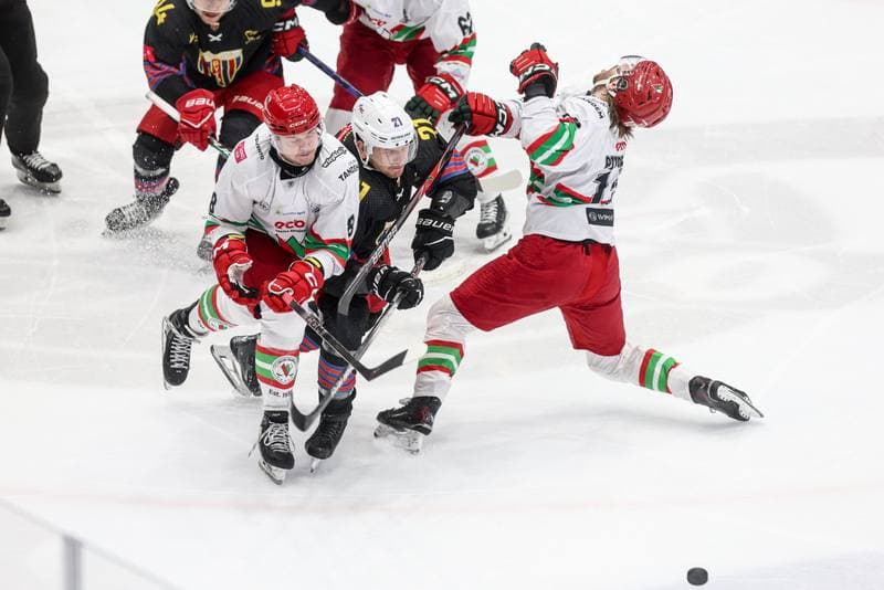 Ice Hockey. Tauron Hokej Liga. ECB Zaglebie Sosnowiec - BS Polonia Bytom. 01.03.2026