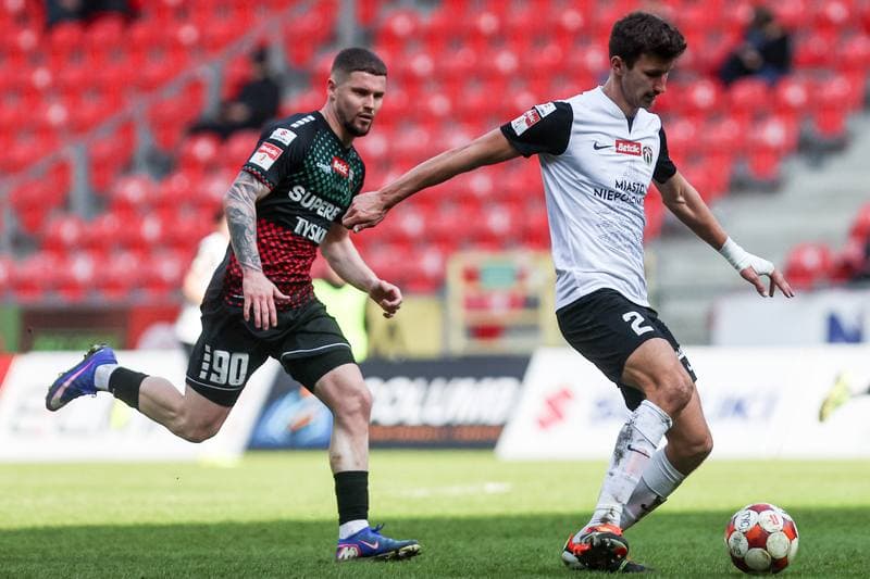 Football. Betclic I liga. GKS Tychy - Puszcza Niepolomice. 01.03.2026