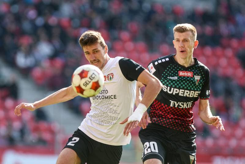 Football. Betclic I liga. GKS Tychy - Puszcza Niepolomice. 01.03.2026