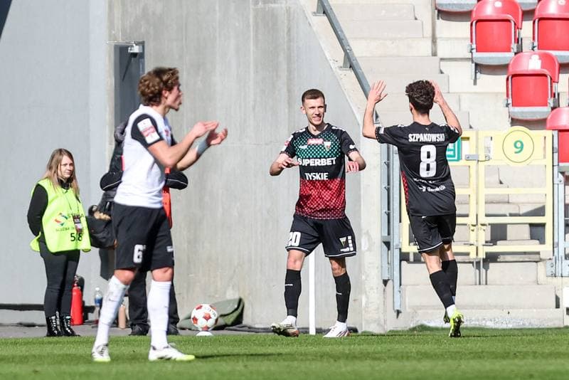Football. Betclic I liga. GKS Tychy - Puszcza Niepolomice. 01.03.2026