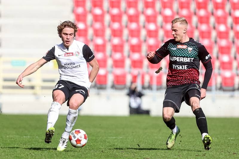 Football. Betclic I liga. GKS Tychy - Puszcza Niepolomice. 01.03.2026
