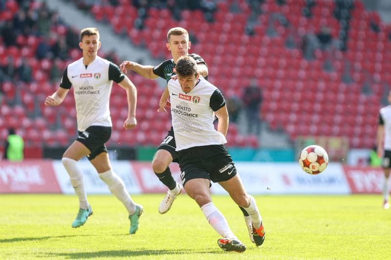 Football. Betclic I liga. GKS Tychy - Puszcza Niepolomice. 01.03.2026