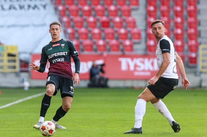 Football. Betclic I liga. GKS Tychy - Puszcza Niepolomice. 01.03.2026