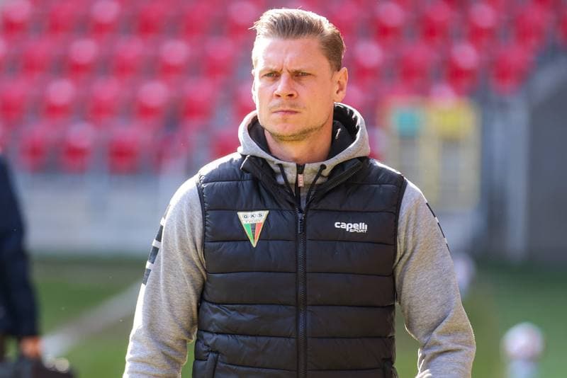Football. Betclic I liga. GKS Tychy - Puszcza Niepolomice. 01.03.2026