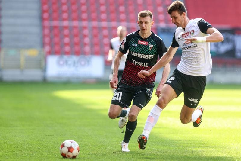 Football. Betclic I liga. GKS Tychy - Puszcza Niepolomice. 01.03.2026