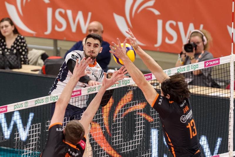 Volleyball. PlusLiga. JSW Jastrzebski Wegiel - Barkom Kazany Lwow. 26.02.2026