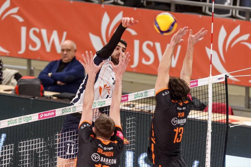 Volleyball. PlusLiga. JSW Jastrzebski Wegiel - Barkom Kazany Lwow. 26.02.2026