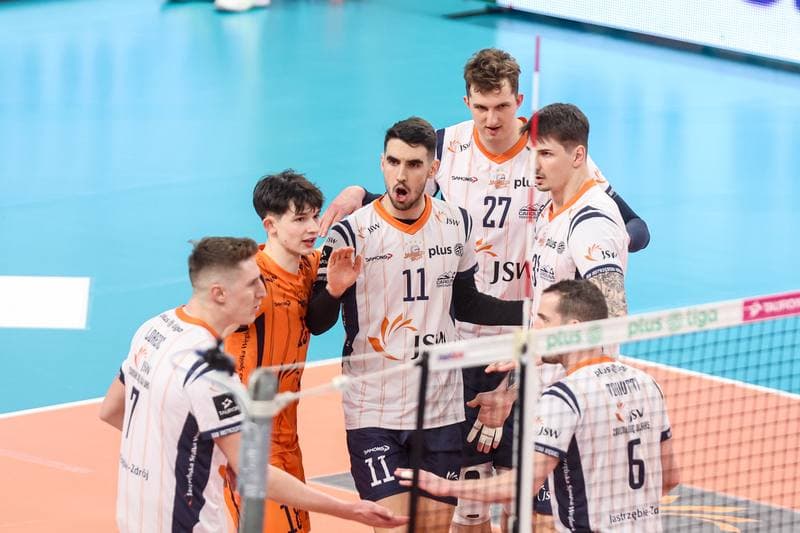 Volleyball. PlusLiga. JSW Jastrzebski Wegiel - Barkom Kazany Lwow. 26.02.2026