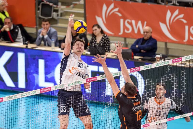 Volleyball. PlusLiga. JSW Jastrzebski Wegiel - Barkom Kazany Lwow. 26.02.2026