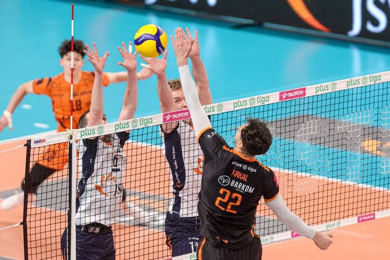 Volleyball. PlusLiga. JSW Jastrzebski Wegiel - Barkom Kazany Lwow. 26.02.2026