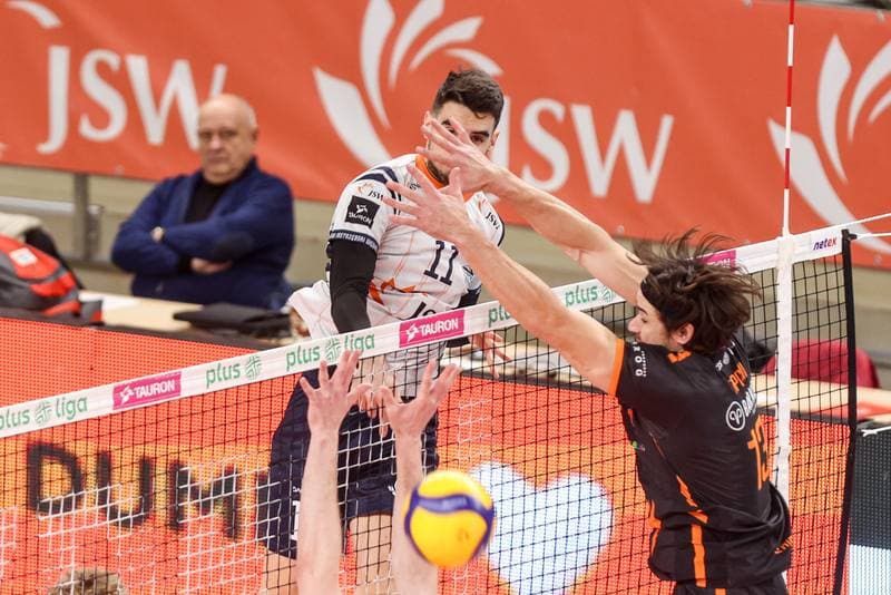 Volleyball. PlusLiga. JSW Jastrzebski Wegiel - Barkom Kazany Lwow. 26.02.2026