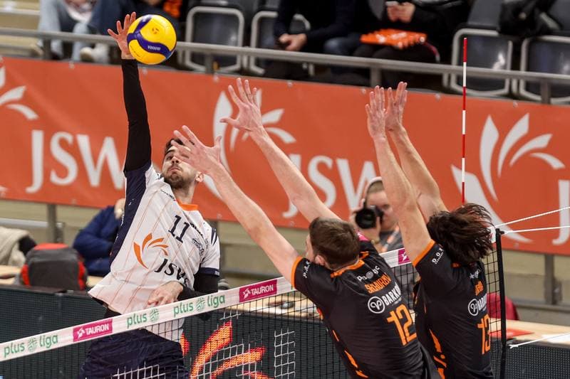 Volleyball. PlusLiga. JSW Jastrzebski Wegiel - Barkom Kazany Lwow. 26.02.2026
