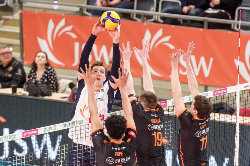 Volleyball. PlusLiga. JSW Jastrzebski Wegiel - Barkom Kazany Lwow. 26.02.2026