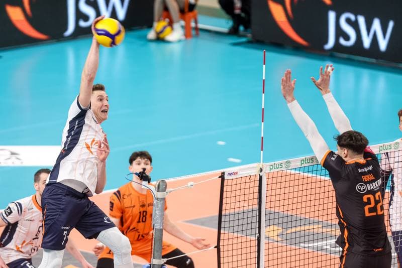 Volleyball. PlusLiga. JSW Jastrzebski Wegiel - Barkom Kazany Lwow. 26.02.2026