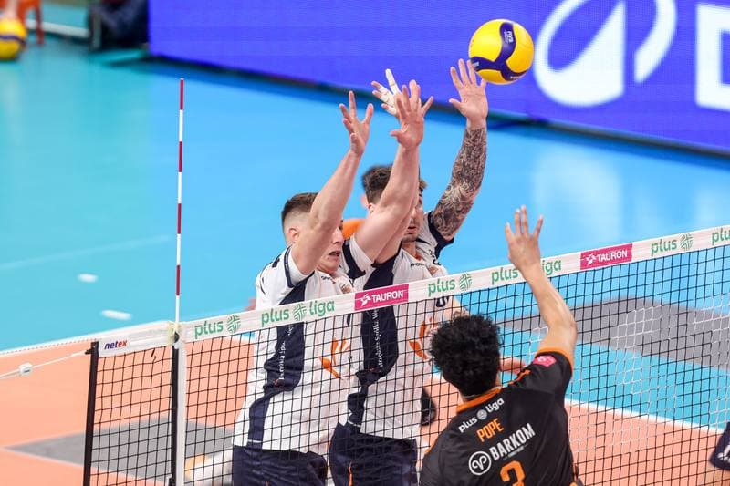 Volleyball. PlusLiga. JSW Jastrzebski Wegiel - Barkom Kazany Lwow. 26.02.2026