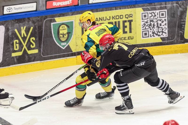 Ice Hockey. Tauron Hokej Liga. GKS Katowice - Comarch Cracovia. 26.10.2025