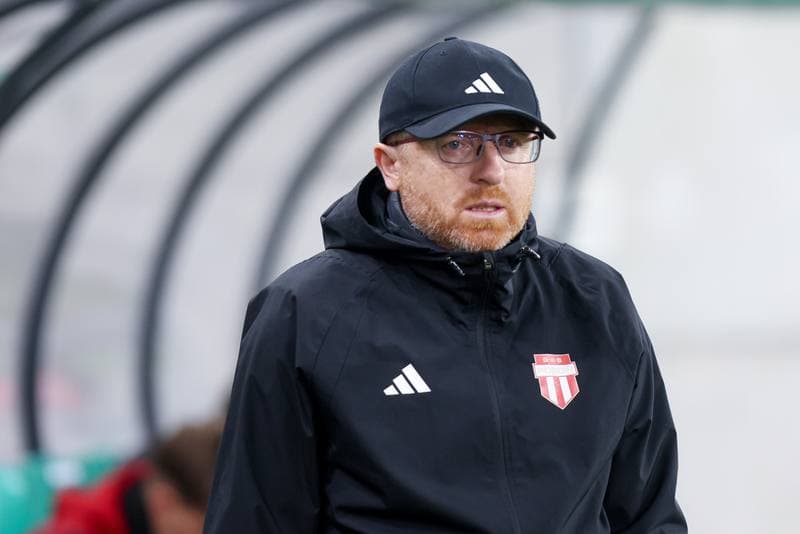 Football. Betclic I liga. Wieczysta Krakow - Pogon Grodzisk Mazowiecki. 27.10.2025