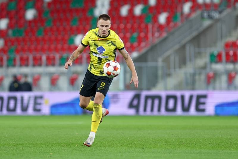 Football. Betclic I liga. Wieczysta Krakow - Pogon Grodzisk Mazowiecki. 27.10.2025