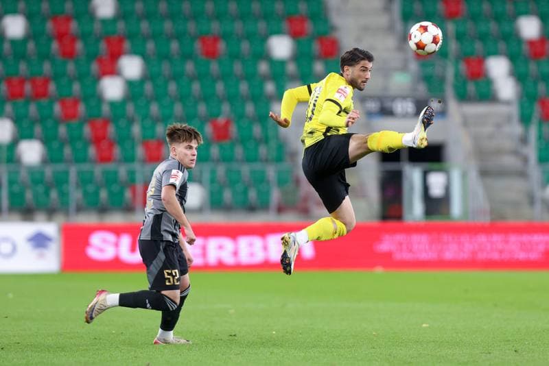 Football. Betclic I liga. Wieczysta Krakow - Pogon Grodzisk Mazowiecki. 27.10.2025