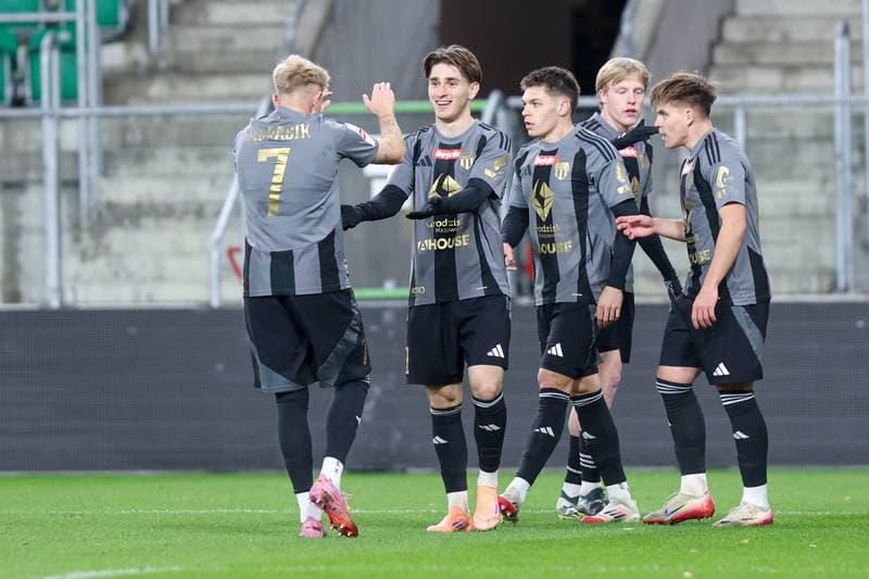 Football. Betclic I liga. Wieczysta Krakow - Pogon Grodzisk Mazowiecki. 27.10.2025