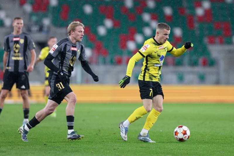 Football. Betclic I liga. Wieczysta Krakow - Pogon Grodzisk Mazowiecki. 27.10.2025