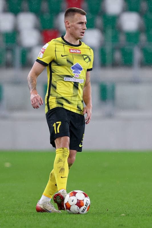 Football. Betclic I liga. Wieczysta Krakow - Pogon Grodzisk Mazowiecki. 27.10.2025