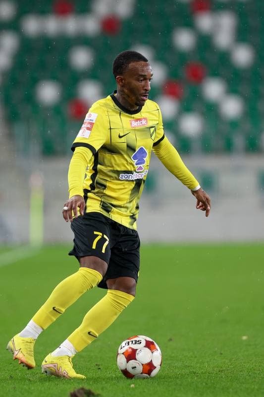 Football. Betclic I liga. Wieczysta Krakow - Pogon Grodzisk Mazowiecki. 27.10.2025