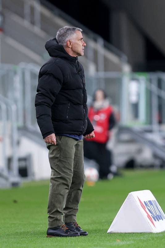 Football. Betclic I liga. Wieczysta Krakow - Pogon Grodzisk Mazowiecki. 27.10.2025