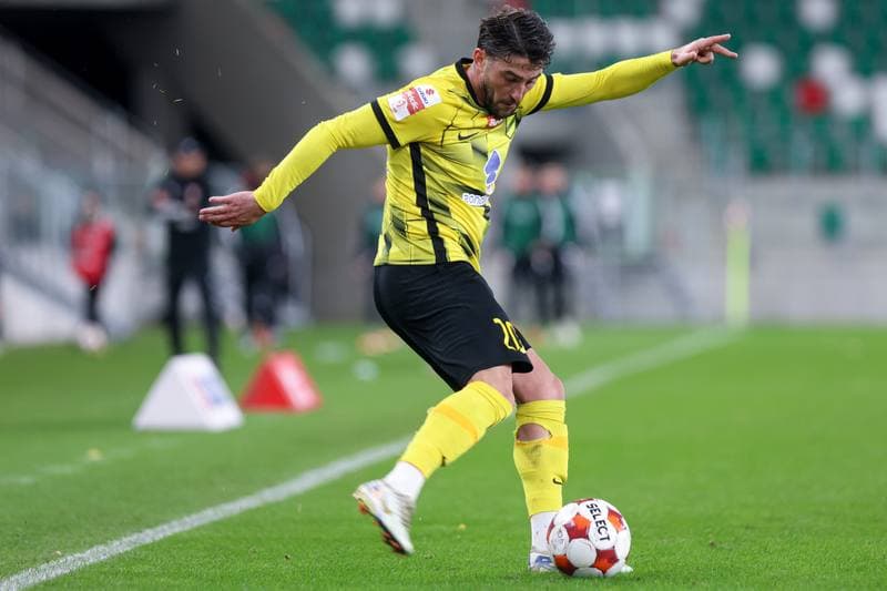 Football. Betclic I liga. Wieczysta Krakow - Pogon Grodzisk Mazowiecki. 27.10.2025