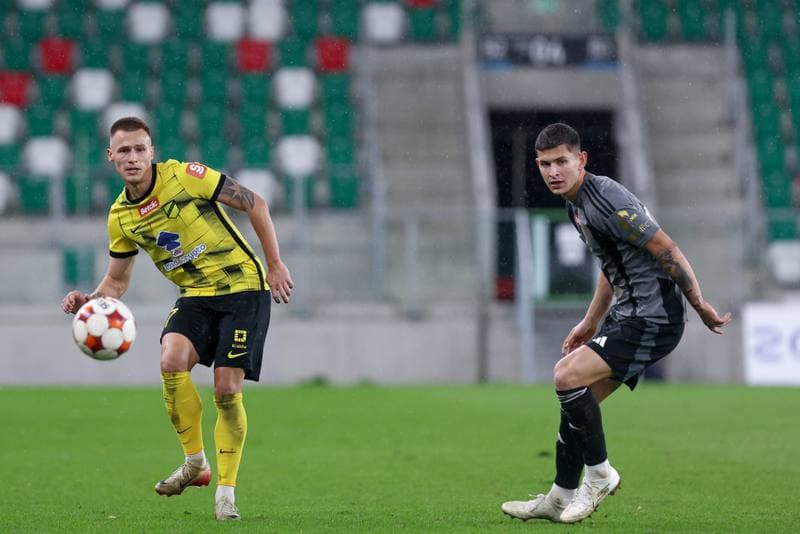 Football. Betclic I liga. Wieczysta Krakow - Pogon Grodzisk Mazowiecki. 27.10.2025