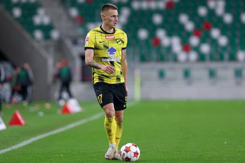 Football. Betclic I liga. Wieczysta Krakow - Pogon Grodzisk Mazowiecki. 27.10.2025