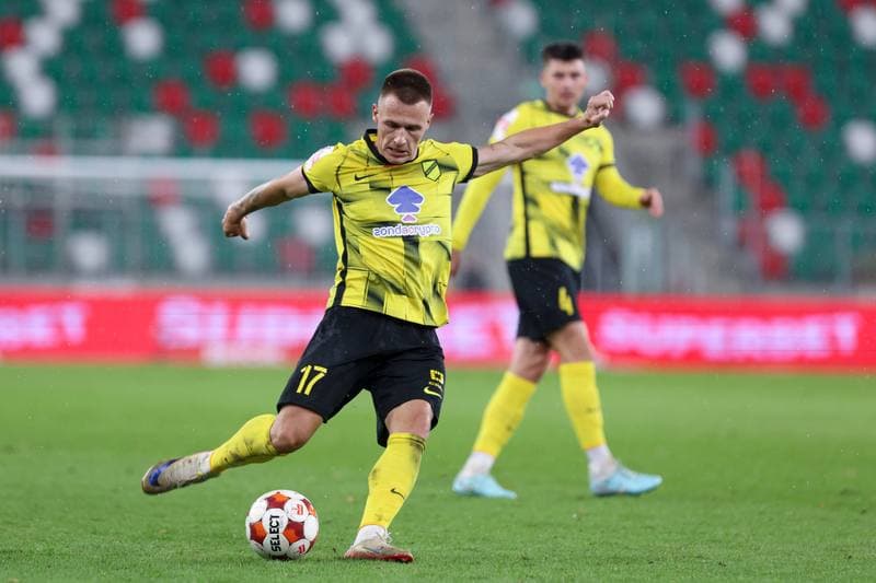 Football. Betclic I liga. Wieczysta Krakow - Pogon Grodzisk Mazowiecki. 27.10.2025