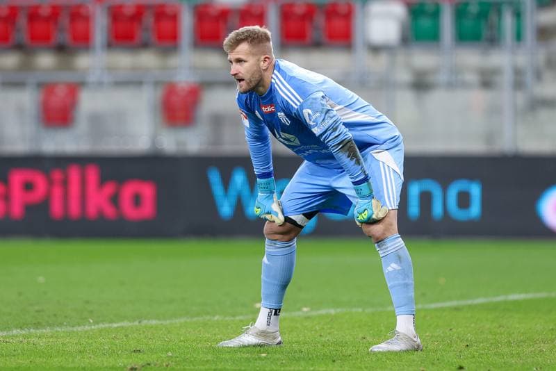 Football. Betclic I liga. Wieczysta Krakow - Pogon Grodzisk Mazowiecki. 27.10.2025