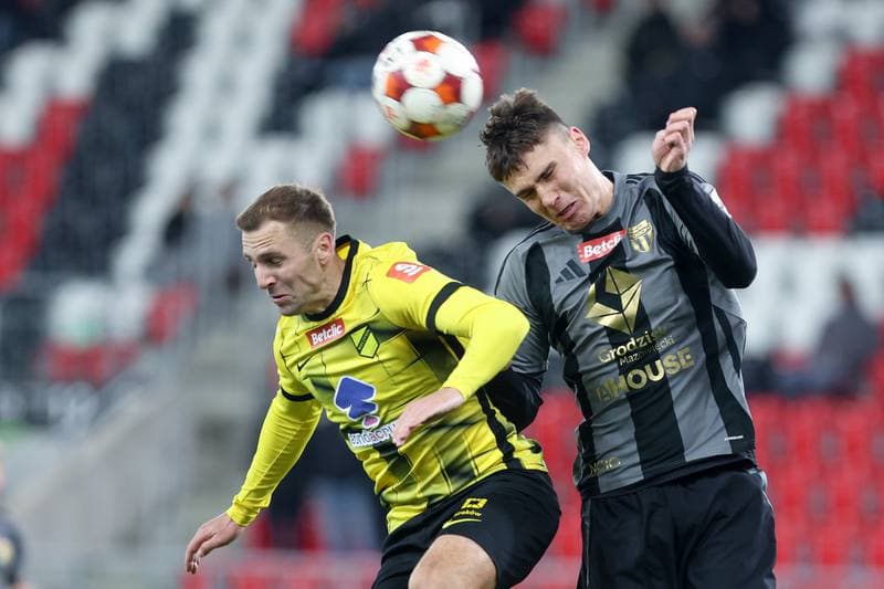 Football. Betclic I liga. Wieczysta Krakow - Pogon Grodzisk Mazowiecki. 27.10.2025